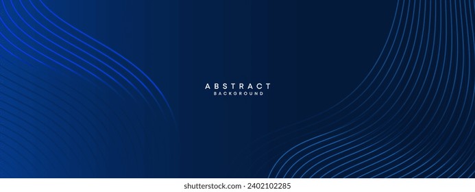 Abstract Waving Line Particle Technology Background. Modern gradient with glowing circles lines decoration background for banner, website, header