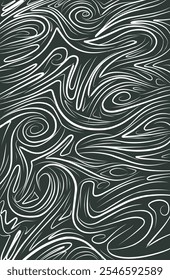 abstract waving lines dark background