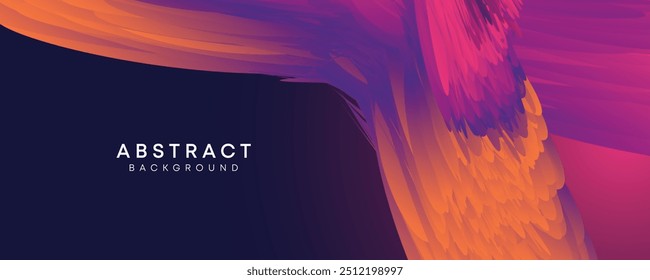 Abstract Waving Liquid blue, green, and Pink Gradient Background, Abstract Smooth Wave Fluid Purple, Orange, and Yellow Gradient Background for Cover, Flyer, Header, Poster, Slide, Brochure, Banner