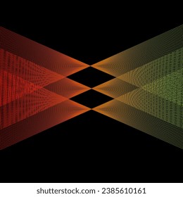 Abstract Waving Particle Technology Background Design. Abstract wave moving dots flow particles, hi-tech and big data background design for brochures, flyers, magazine, business card, banner