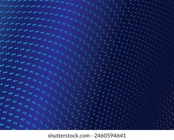 Abstract Waving Particle Technology Background Design. Abstract wave moving point flow particles, high tech and big data background design for brochure, flyer, magazine, business card, banner, etc.