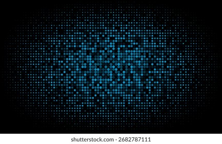 Abstract Waving Particle Technology Background Design.