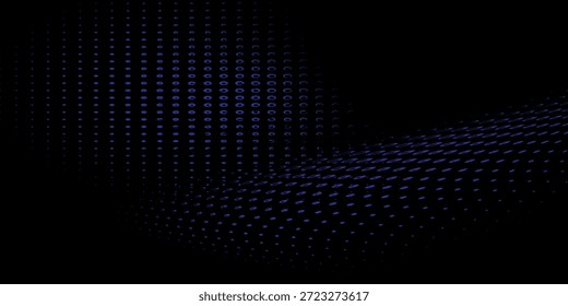 Diseño Abstractas de fondo de Tecnología de partículas onduladas.

