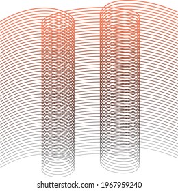 Abstract Waving Stripes Background. Abstract design template for brochures, flyers, magazine, business card, branding, banners, headers, book covers, notebooks background vector.
