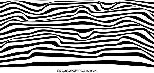 Abstract wavy 3d mesh on a white background. Geometric dynamic wave. 3D technology wireframe. Vector illustration.