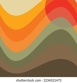 abstract wavy art gradation background