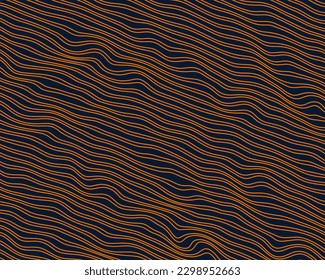 Abstrakte künstlerische Schablone. Wave Stripe Hintergrund - einfache Textur für Ihr Design. mit attraktiven Farben und Linien.  Abstrakte Vektorgrafik.