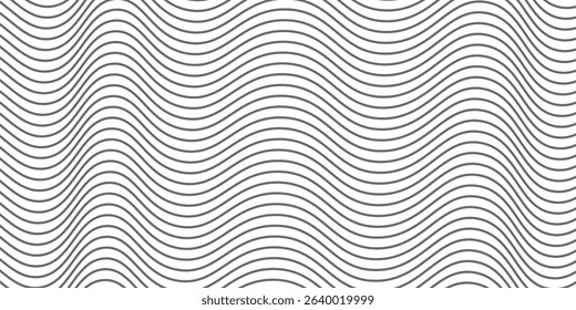 Abstract wavy artistic template. Wave Stripe Background - simple texture for your design modern line arts