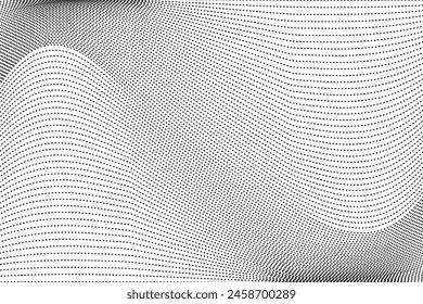 Abstract wavy artistic vector template, wave stripe background simple texture.