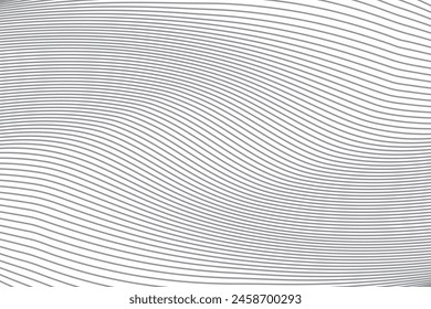 Abstract wavy artistic vector template, wave stripe background simple texture.