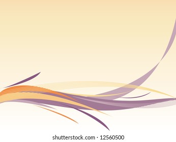 abstract wavy backdrop in soft colors. Easy to re-color