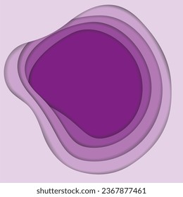 Abstract Wavy backdrop texture in trendy purple shades with copy space. 3D texture design concept