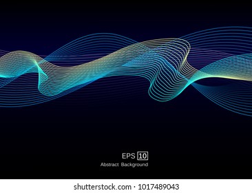 Abstract Wavy Background