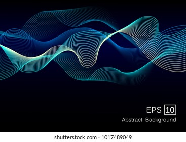 Abstract Wavy Background