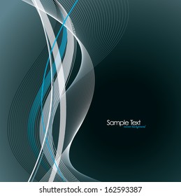 Abstract Wavy Background. 