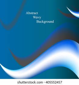 Abstract wavy background