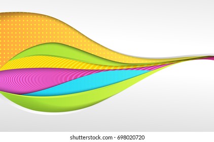 abstract wavy background