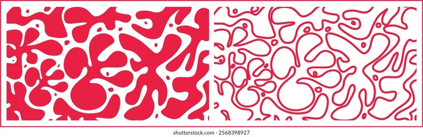 Abstract wavy background. Abstract arch seamles illustration