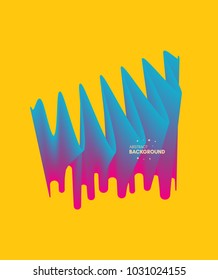 Abstract wavy background for banner, flyer and poster. Dynamic effect. Vector illustration. Can be used for advertising, marketing, presentation.