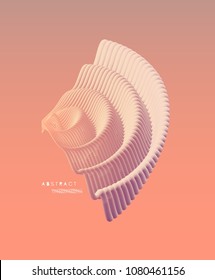 Abstract wavy background for banner, flyer and poster. Dynamic effect. Vector illustration. Cover design template. Can be used for advertising, marketing, presentation.
