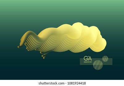 Resumen de fondo ondulado para pancarta, volante y afiche. Efecto dinámico. Ilustración vectorial. Plantilla de diseño de portada. Se puede usar para publicidad, marketing, presentación.