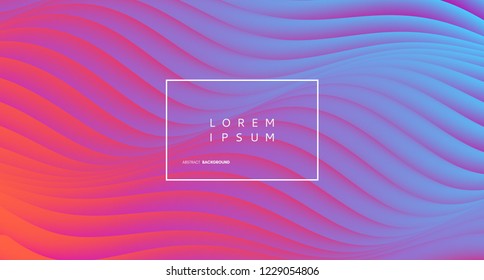 Abstract wavy background for banner, flyer and poster. Dynamic effect. Vector illustration. Cover design template. Can be used for advertising, marketing, presentation.