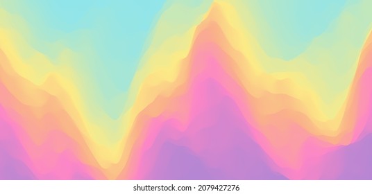 Abstract wavy background for banner, flyer and poster. Dynamic effect. Vector illustration. Cover design template. Can be used for advertising, marketing or presentation.