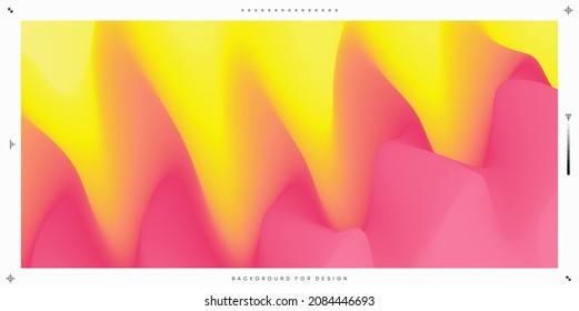 Abstract wavy background for banner, flyer and poster. Dynamic effect. Vector illustration. Cover design template. Can be used for advertising, marketing or presentation.