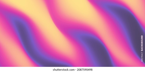 Abstract wavy background for banner, flyer and poster. Dynamic effect. Vector illustration. Cover design template. Can be used for advertising, marketing or presentation.