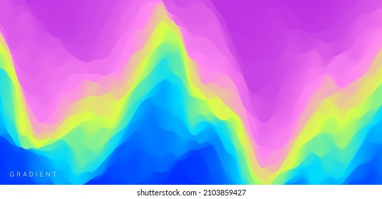 Abstract wavy background for banner, flyer and poster. Dynamic effect. Vector illustration. Cover design template. Can be used for advertising, marketing or presentation.