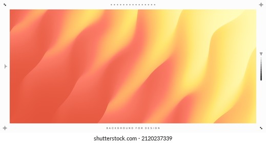Resumen de fondo ondulado para pancarta, volante y afiche. Efecto dinámico. Ilustración vectorial. Plantilla de diseño de portada. Se puede usar para publicidad, marketing o presentación.