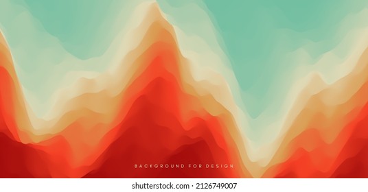 Abstract wavy background for banner, flyer and poster. Dynamic effect. Vector illustration. Cover design template. Can be used for advertising, marketing or presentation.
