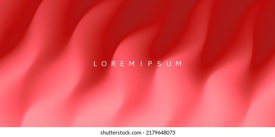 Abstract wavy background for banner, flyer and poster. Dynamic effect. Vector illustration. Cover design template. Can be used for advertising, marketing or presentation.