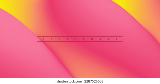 Abstract wavy background for banner, flyer and poster. Dynamic effect. Vector illustration. Cover design template. Can be used for advertising, marketing or presentation.
