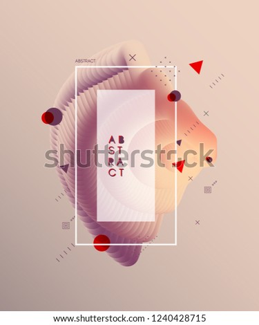 Abstract wavy background for banner, flyer and poster. Dynamic effect. Vector illustration. Cover design template. Can be used for advertising, marketing, presentation.