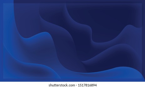 abstract wavy background with blue color