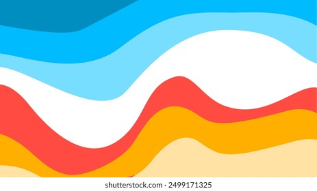 Fondo ondulado Abstractas. fondo azul y naranja. Fondo de pantalla de color azul abstracto para escritorio. Abstractas fondo naranja con curvas. fondo de color azul y naranja abstracto.