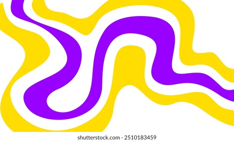 Fundo ondulado abstrato. fundo azul e laranja. fundo do vetor de onda abstrato. Fundo curvo abstrato. onda de ilustração plana abstrata.