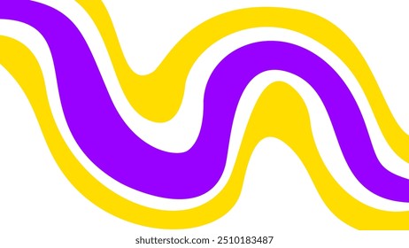 Fundo ondulado abstrato. fundo azul e laranja. fundo do vetor de onda abstrato. Fundo curvo abstrato. onda de ilustração plana abstrata.