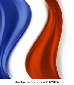 abstract wavy background with blue and red colors. vector illustration
