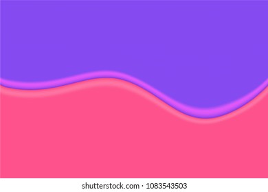 Abstract Wavy Background. Bright Composition with Thick Liquid. Fluid Shapes with 3D Effect. Caramel Stains. Abstract Background for Wallpaper, Web Design, Brochure, Visit Card.