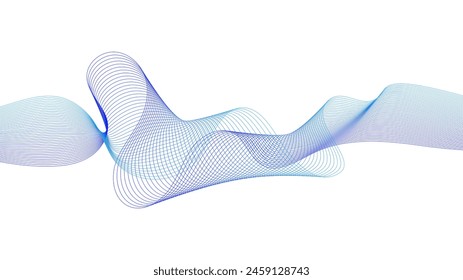 Abstract Wavy background with business lines, business curve lines, graphic element vector illustration background