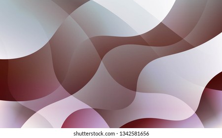 Abstract Wavy Background. For Business Presentation Wallpaper, Flyer, Cover. Vector Illustration