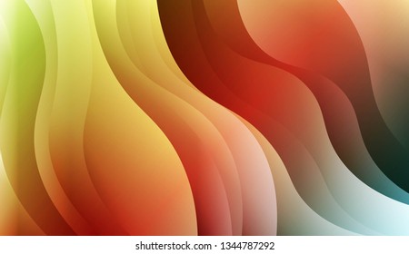 Abstract Wavy Background. For Business Presentation Wallpaper, Flyer, Cover. Vector Illustration