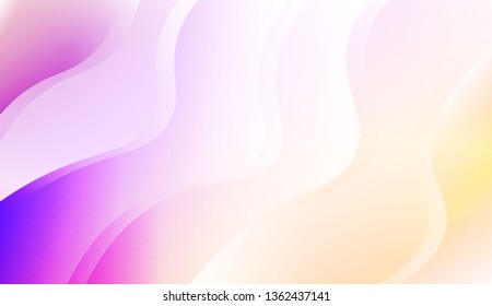 Abstract Wavy Background. For Business Presentation Wallpaper, Flyer, Cover. Vector Illustration with Color Gradient