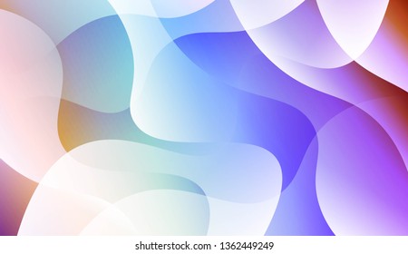 Abstract Wavy Background. For Business Presentation Wallpaper, Flyer, Cover. Vector Illustration with Color Gradient