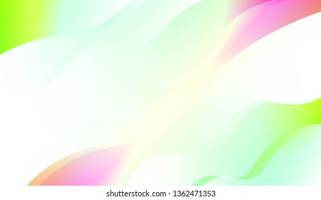 Abstract Wavy Background. For Business Presentation Wallpaper, Flyer, Cover. Vector Illustration with Color Gradient