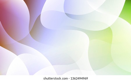 Abstract Wavy Background. For Business Presentation Wallpaper, Flyer, Cover. Vector Illustration with Color Gradient