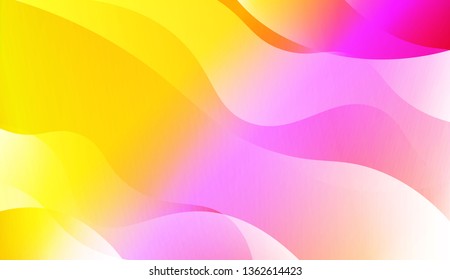 Abstract Wavy Background. For Business Presentation Wallpaper, Flyer, Cover. Vector Illustration with Color Gradient