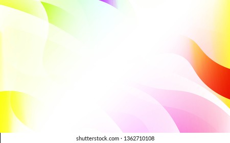 Abstract Wavy Background. For Business Presentation Wallpaper, Flyer, Cover. Vector Illustration with Color Gradient